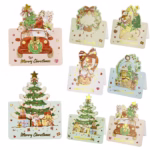 100pcs Christmas Greeting Cards Foldable Postcards (PIC-2025-03)