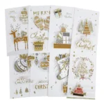 8Pcs/Lot Merry Christmas Greeting Cards (PIC-2025-11)