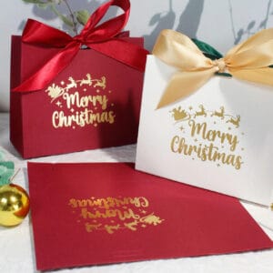 Christmas Candy Boxes Santa Claus Reindeer Cookie Gift Box